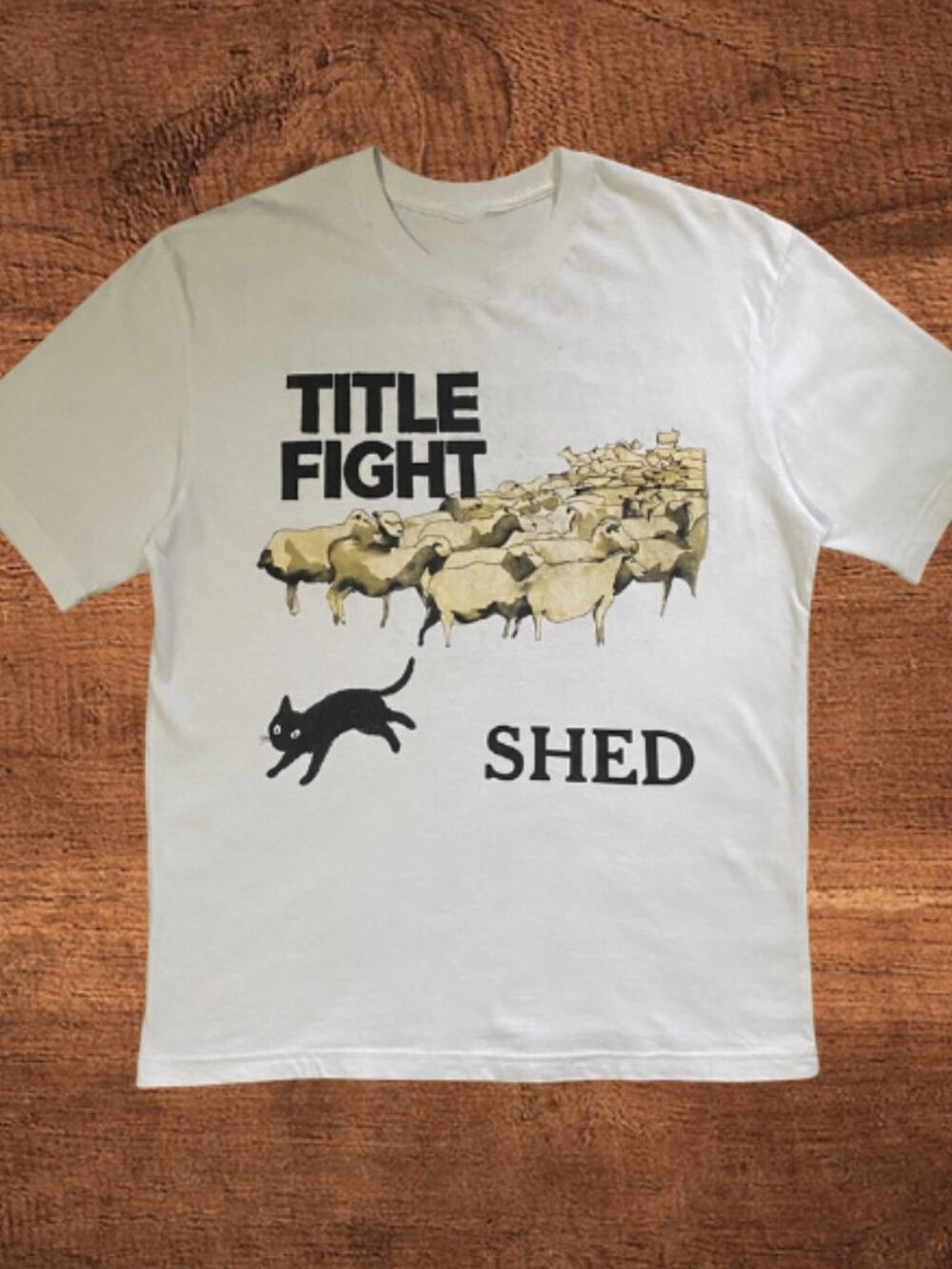 Title Fight Band Shed Album T Shirt White